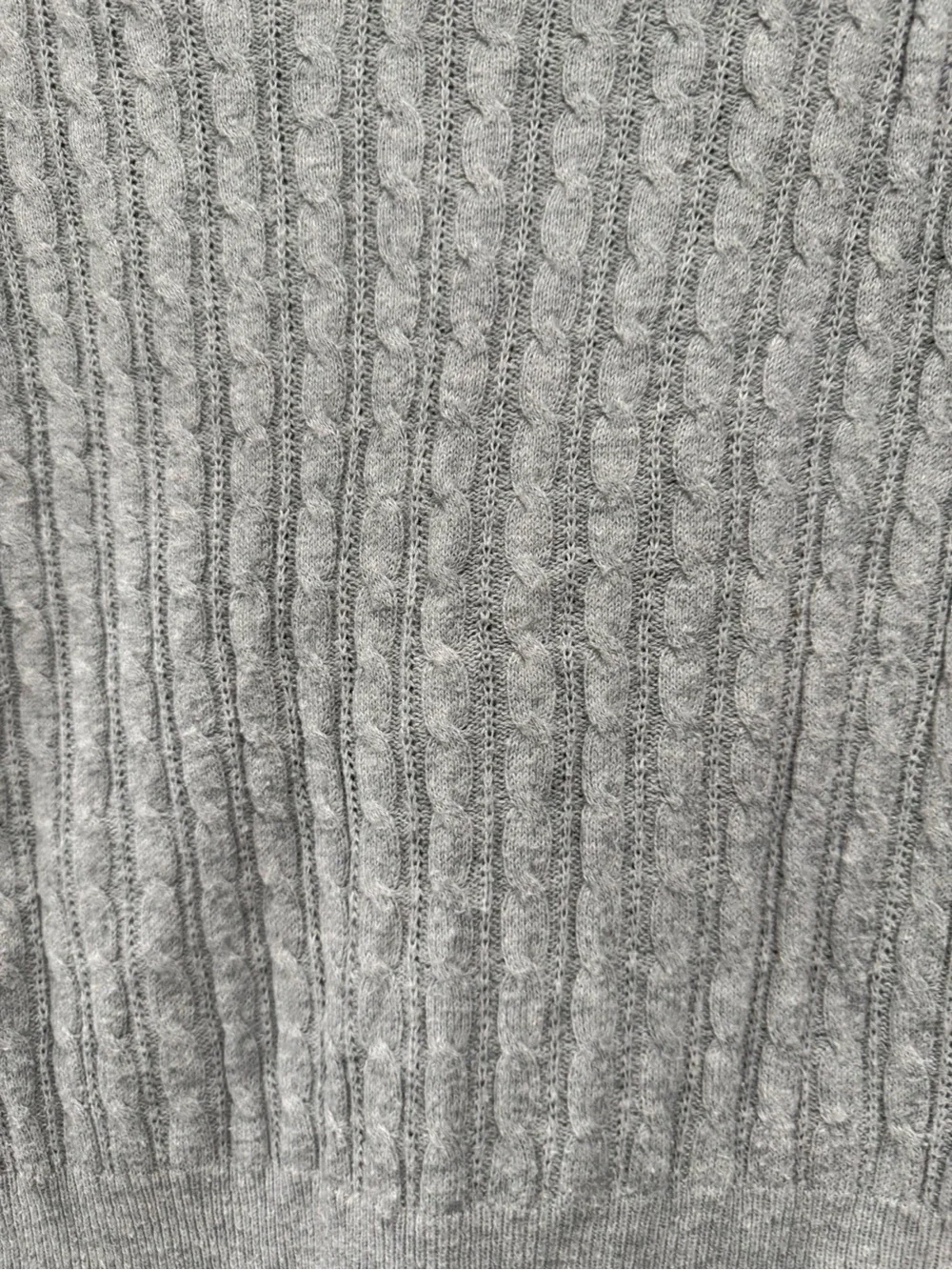Girls Justice Cable Knit V-Neck Sweater